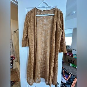 Maurice’s yellow lace cardigan